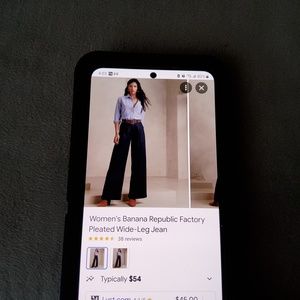 Banana Republic wide leg jeans